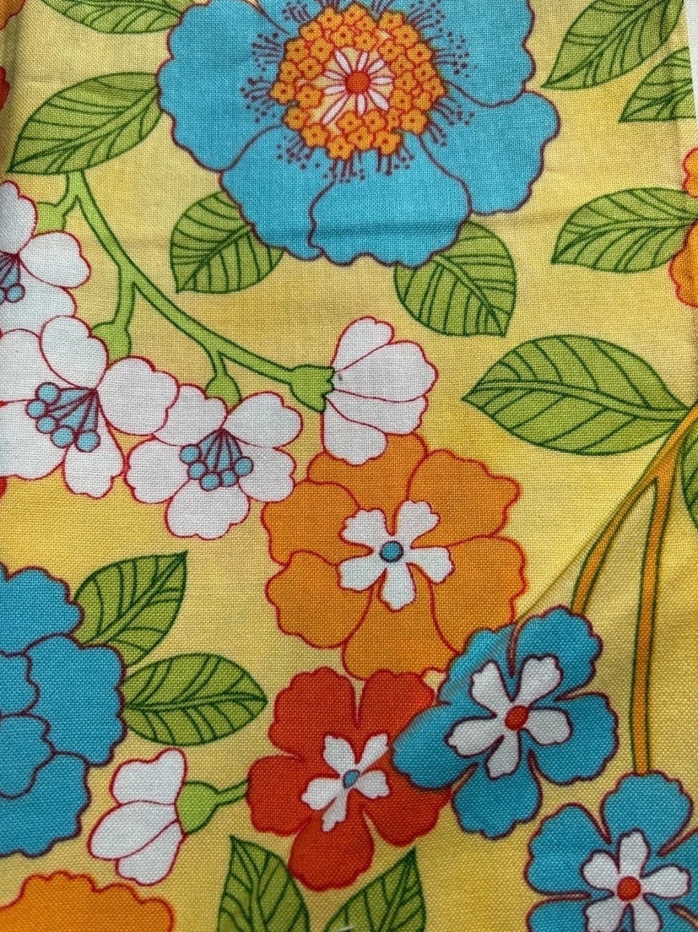 Robert Kaufman Floral Fabric 15 x 42